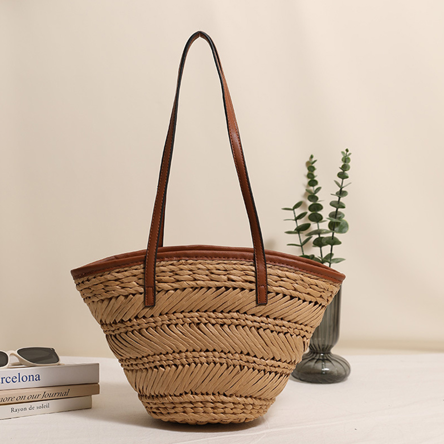 Crochet Bag Raffia - Borse Estive in Paglia da Donna,