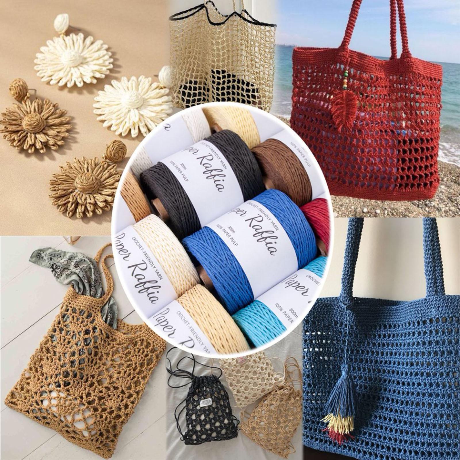 Corda in Rafia di Cotone, 328  - Crochet Bag Raffia recensione e prezzo