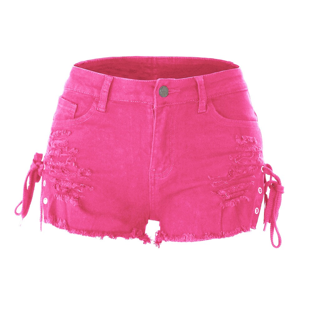 Shorts da Donna Y2K a Vita Bas - Shorts Denim Frayed recensione e prezzo