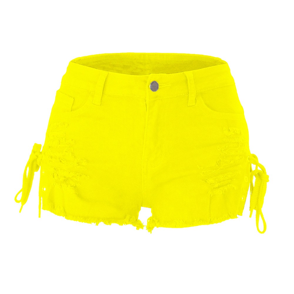 Shorts da Donna Y2K a Vita Bas - Shorts Denim Frayed recensione e prezzo