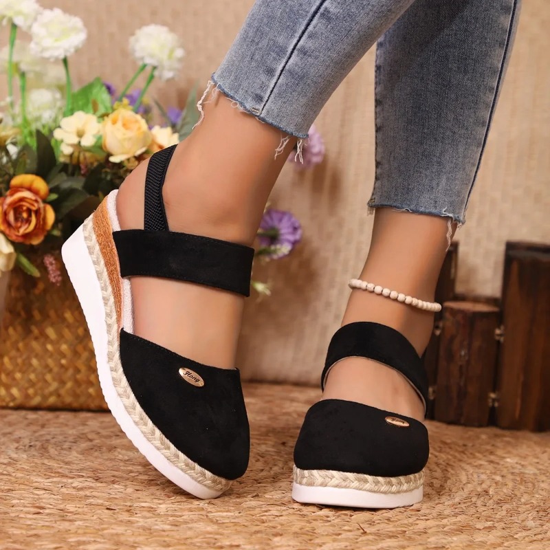 Sandali con zeppa a punta chiu - Wedge Espadrille Women recensione e prezzo