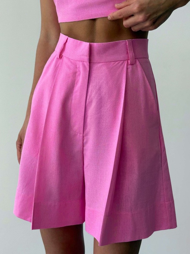 Pantaloncini Casual in Lino a  - Linen Pant Wide recensione e prezzo