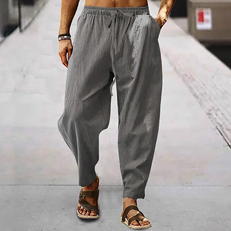 Pantaloni Uomo 2026 in Cotone  - Linen Pant Wide recensione e prezzo