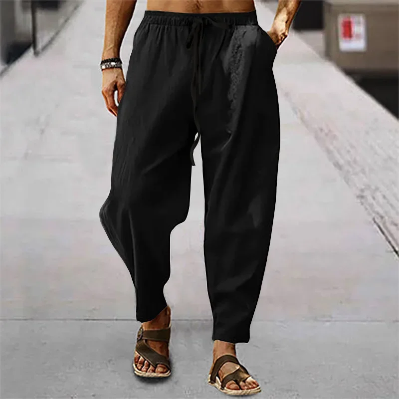 Pantaloni Uomo 2026 in Cotone  - Linen Pant Wide recensione e prezzo
