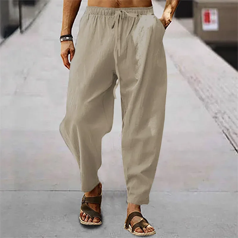 Pantaloni Uomo 2026 in Cotone  - Linen Pant Wide recensione e prezzo