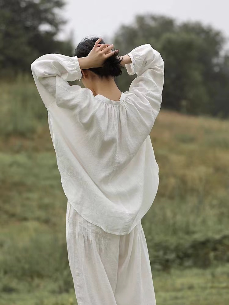 Set Camicia in Cotone e Lino e - Linen Pant Wide recensione e prezzo