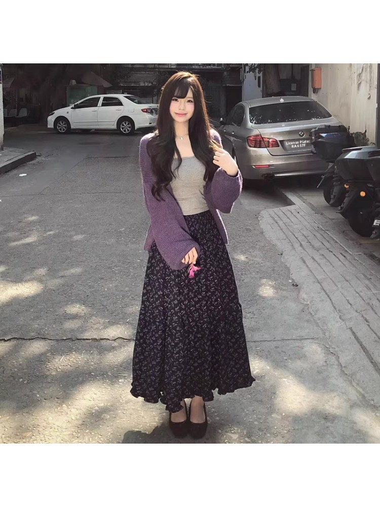 Gonna midi a vita alta con sta - Midi Skirt Floral recensione e prezzo